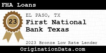 First National Bank Texas FHA Loans bronze