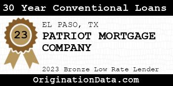 PATRIOT MORTGAGE COMPANY 30 Year Conventional Loans bronze