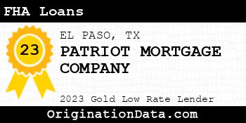 PATRIOT MORTGAGE COMPANY FHA Loans gold