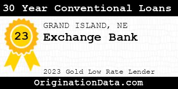 Exchange Bank 30 Year Conventional Loans gold