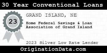 Home Federal Savings & Loan Association of Grand Island 30 Year Conventional Loans silver