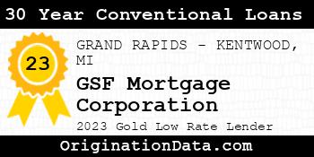 GSF Mortgage Corporation 30 Year Conventional Loans gold