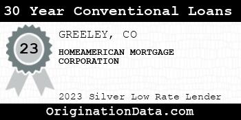 HOMEAMERICAN MORTGAGE CORPORATION 30 Year Conventional Loans silver