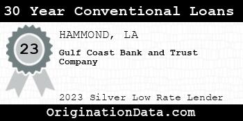 Gulf Coast Bank and Trust Company 30 Year Conventional Loans silver