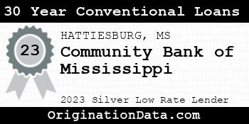 Community Bank of Mississippi 30 Year Conventional Loans silver