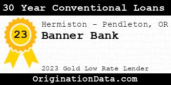 Banner Bank 30 Year Conventional Loans gold