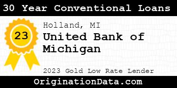 United Bank of Michigan 30 Year Conventional Loans gold