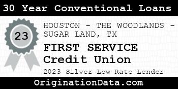 FIRST SERVICE Credit Union 30 Year Conventional Loans silver