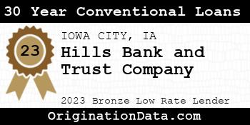 Hills Bank and Trust Company 30 Year Conventional Loans bronze