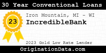 IncredibleBank 30 Year Conventional Loans gold