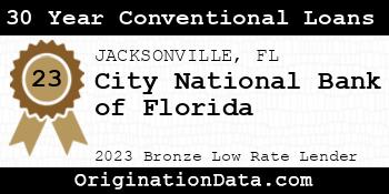 City National Bank of Florida 30 Year Conventional Loans bronze