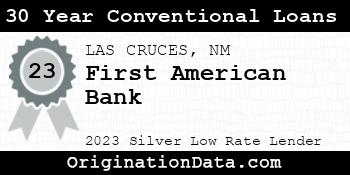 First American Bank 30 Year Conventional Loans silver
