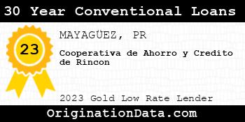 Cooperativa de Ahorro y Credito de Rincon 30 Year Conventional Loans gold
