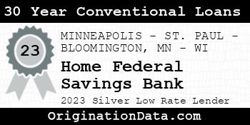 Home Federal Savings Bank 30 Year Conventional Loans silver