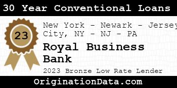 Royal Business Bank 30 Year Conventional Loans bronze