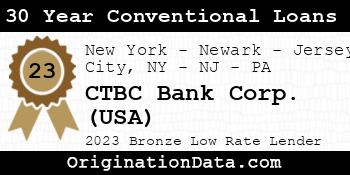 CTBC Bank Corp. (USA) 30 Year Conventional Loans bronze