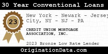 CREDIT UNION MORTGAGE ASSOCIATION 30 Year Conventional Loans bronze