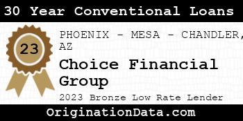 Choice Financial Group 30 Year Conventional Loans bronze