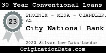 City National Bank 30 Year Conventional Loans silver