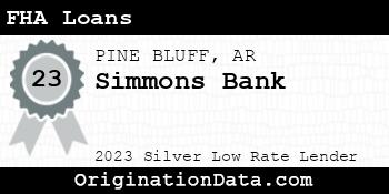 Simmons Bank FHA Loans silver