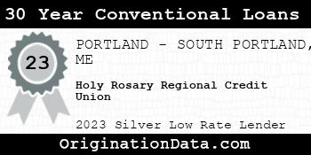 Holy Rosary Regional Credit Union 30 Year Conventional Loans silver