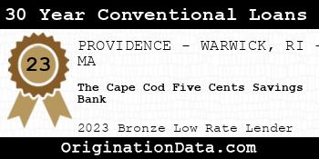 The Cape Cod Five Cents Savings Bank 30 Year Conventional Loans bronze