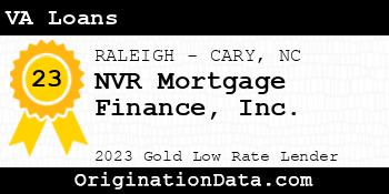 NVR Mortgage Finance VA Loans gold