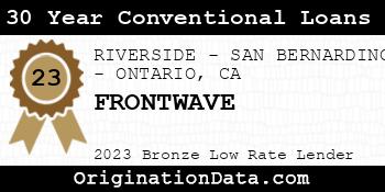 FRONTWAVE 30 Year Conventional Loans bronze