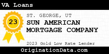 SUN AMERICAN MORTGAGE COMPANY VA Loans gold