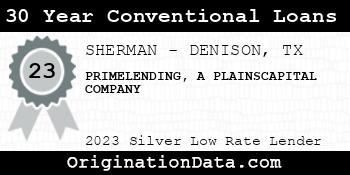PRIMELENDING A PLAINSCAPITAL COMPANY 30 Year Conventional Loans silver