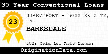 BARKSDALE 30 Year Conventional Loans gold