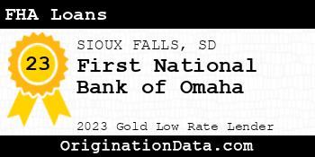 First National Bank of Omaha FHA Loans gold
