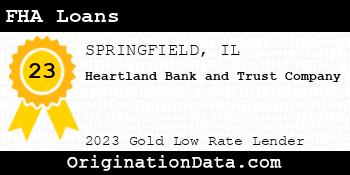 Heartland Bank and Trust Company FHA Loans gold