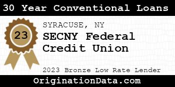 SECNY Federal Credit Union 30 Year Conventional Loans bronze
