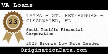 South Pacific Financial Corporation VA Loans bronze