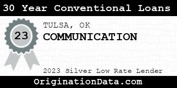 COMMUNICATION 30 Year Conventional Loans silver