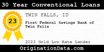 First Federal Savings Bank of Twin Falls 30 Year Conventional Loans gold