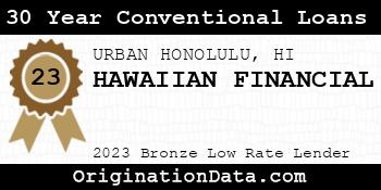 HAWAIIAN FINANCIAL 30 Year Conventional Loans bronze