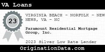 Paramount Residential Mortgage Group VA Loans silver
