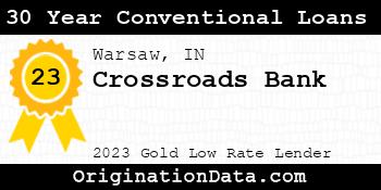 Crossroads Bank 30 Year Conventional Loans gold