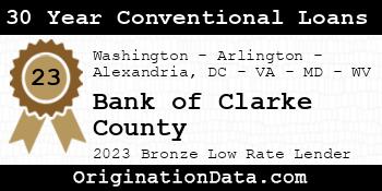 Bank of Clarke County 30 Year Conventional Loans bronze