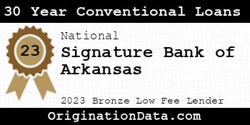 Signature Bank of Arkansas 30 Year Conventional Loans bronze