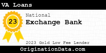 Exchange Bank VA Loans gold