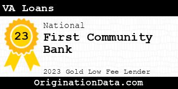 First Community Bank VA Loans gold