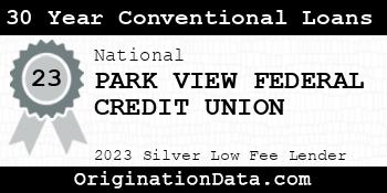 PARK VIEW FEDERAL CREDIT UNION 30 Year Conventional Loans silver