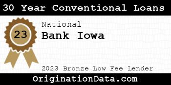 Bank Iowa 30 Year Conventional Loans bronze