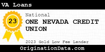 ONE NEVADA CREDIT UNION VA Loans gold