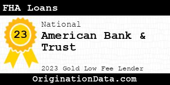 American Bank & Trust FHA Loans gold