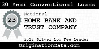 HOME BANK AND TRUST COMPANY 30 Year Conventional Loans silver