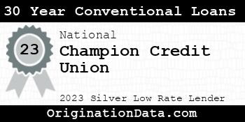 Champion Credit Union 30 Year Conventional Loans silver